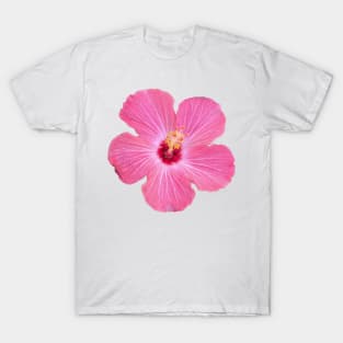 Dark Pink Hibiscus Flower T-Shirt